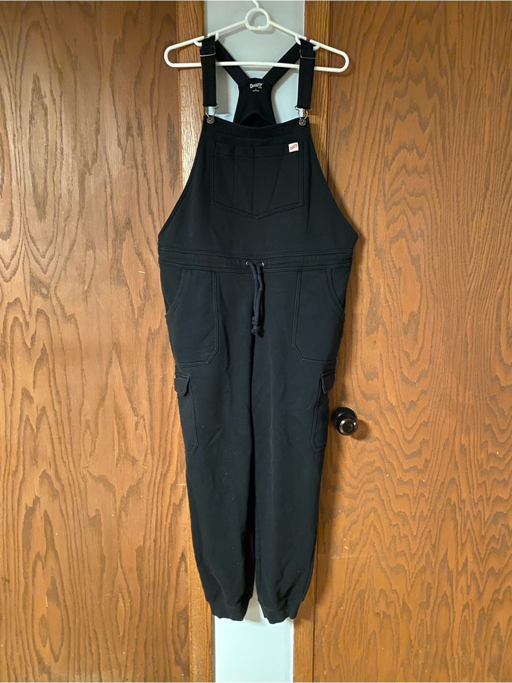 Duluth Trading Co Black Women's Utility Overalls Jumpsuit